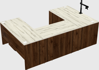 U-shaped desk