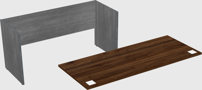 Credenza desk