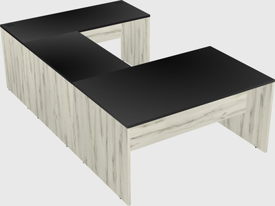 U-shaped desk