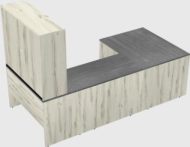 U-shaped desk