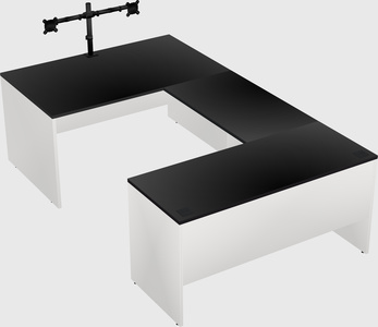 U-shaped desk