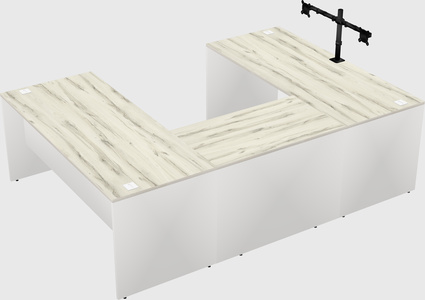 U-shaped desk