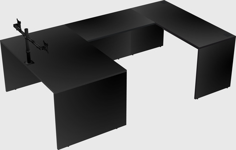 U-shaped desk