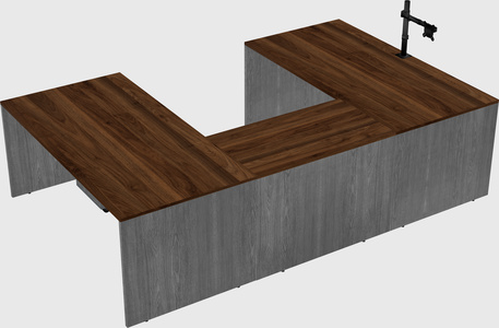U-shaped desk