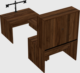 U-shaped desk