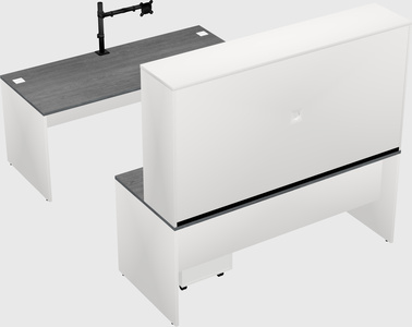 U-shaped desk