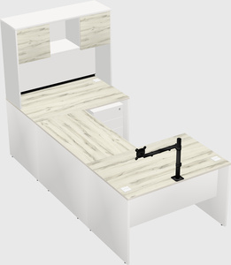 U-shaped desk