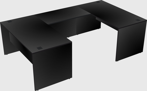 U-shaped desk