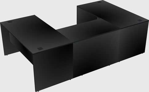 U-shaped desk