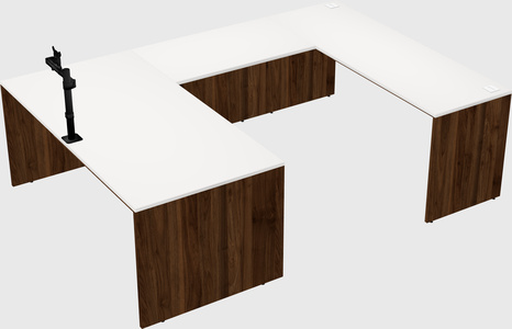 U-shaped desk