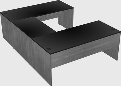 U-shaped desk