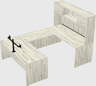 U-shaped desk