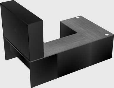 U-shaped desk