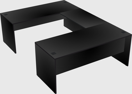 U-shaped desk