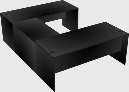 U-shaped desk
