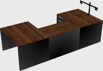 U-shaped desk