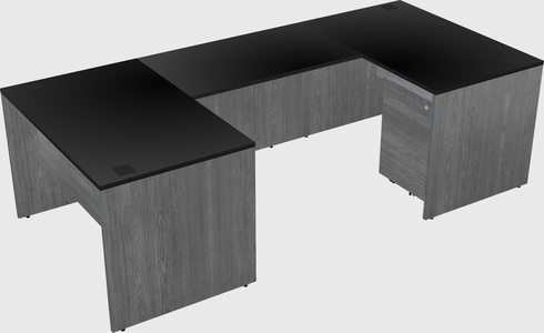 U-shaped desk