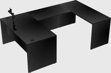 U-shaped desk