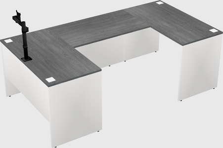 U-shaped desk