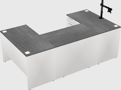 U-shaped desk