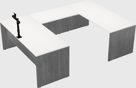 U-shaped desk