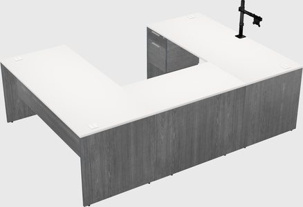 U-shaped desk