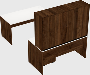 U-shaped desk