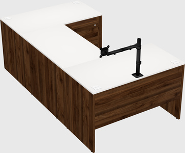U-shaped desk
