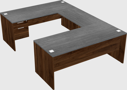 U-shaped desk