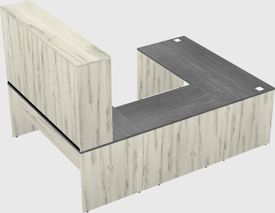 U-shaped desk