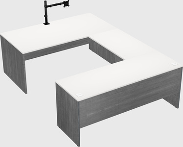 U-shaped desk
