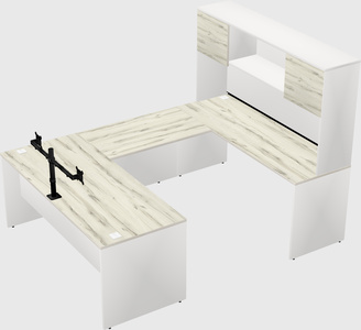 U-shaped desk