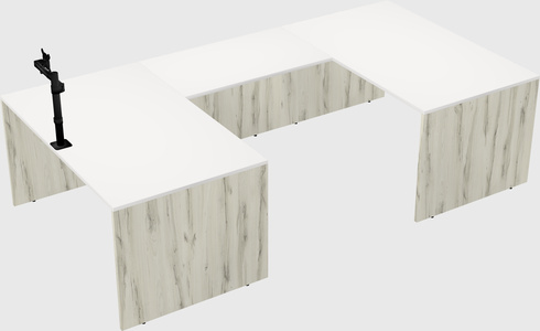 U-shaped desk