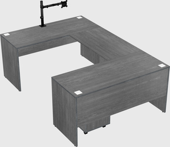 U-shaped desk