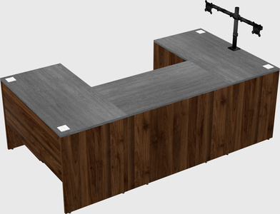 U-shaped desk