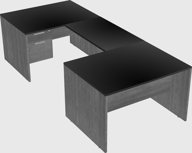 U-shaped desk