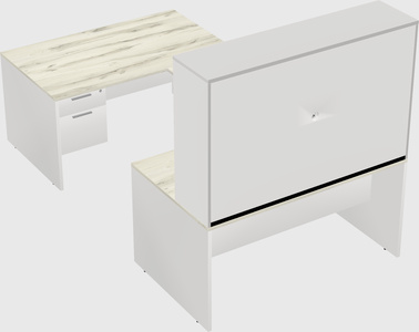 U-shaped desk