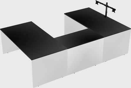 U-shaped desk