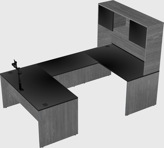 U-shaped desk