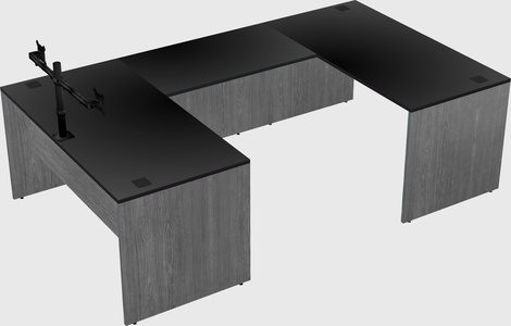 U-shaped desk