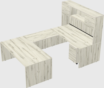 U-shaped desk