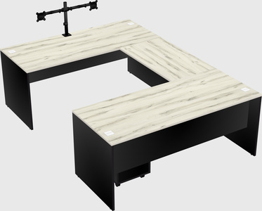 U-shaped desk