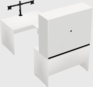 U-shaped desk