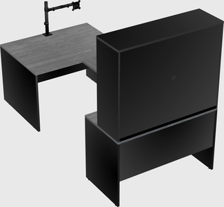 U-shaped desk