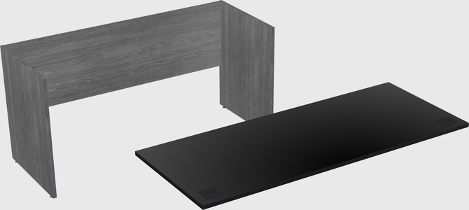 Credenza desk