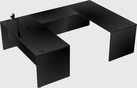 U-shaped desk