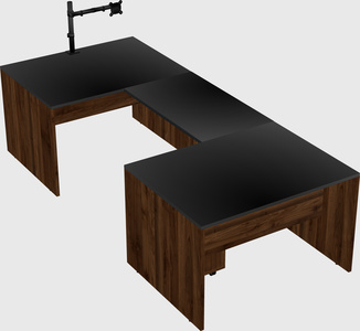U-shaped desk