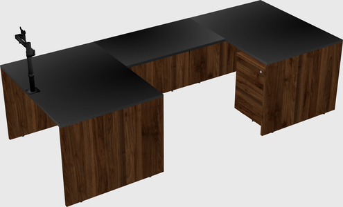 U-shaped desk