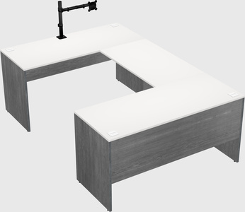 U-shaped desk
