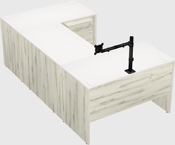 U-shaped desk